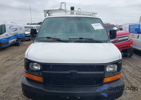 2015 Chevrolet Express 2500 Work Van из США, поврежденный, VIN 1GCWGFCF2F1284825